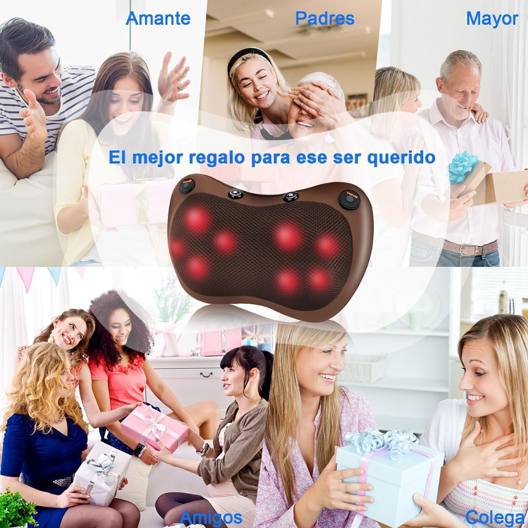 Alivio de cuello y espalda con calor shiatsu